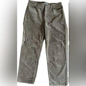 Croft & Barrow Brown Corduroy Pants-stretch. Women’s size 14